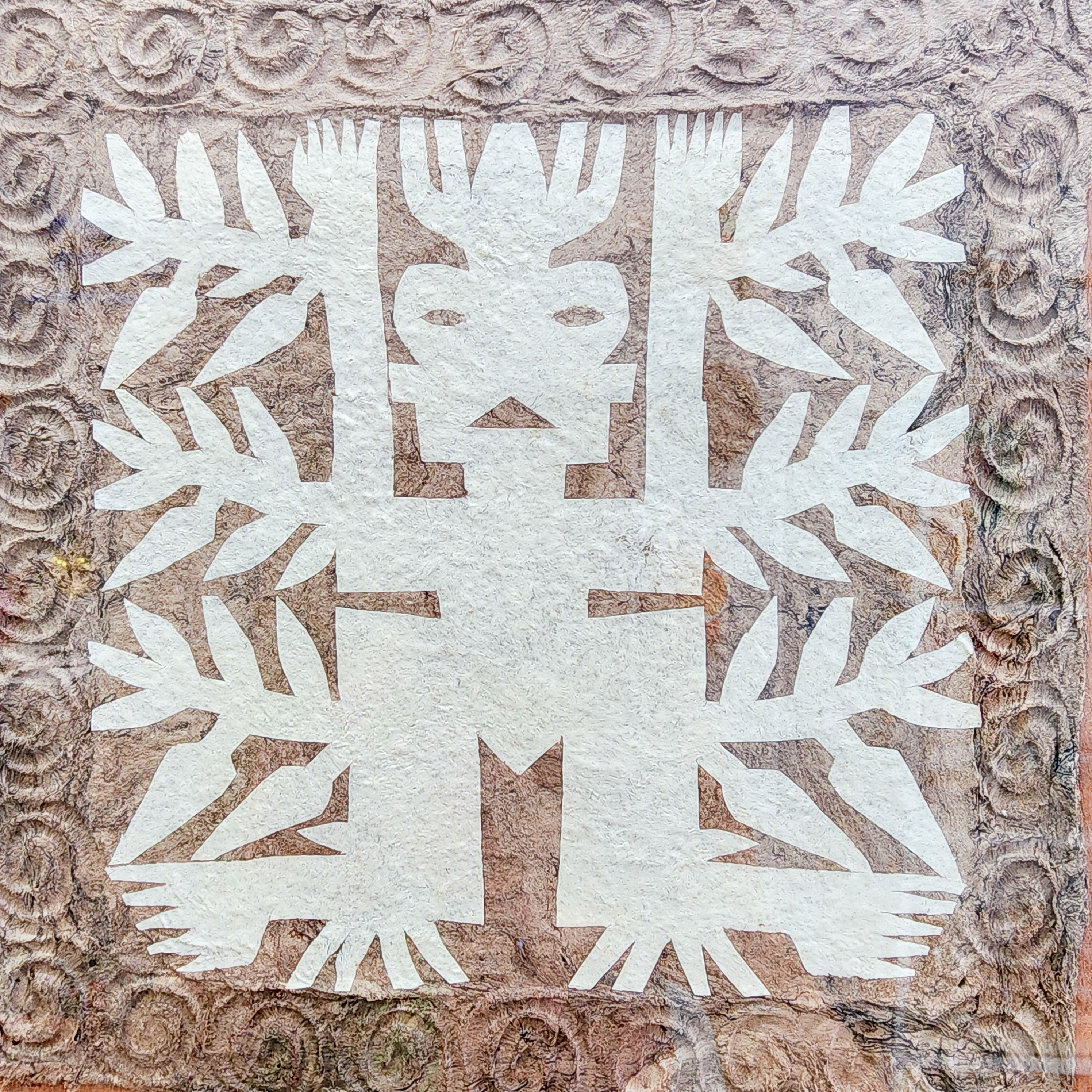Cuadro “Dios del Chile” – Papel Amate enmarcado