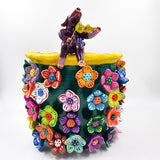 Cubremaceta de barro betus artesanal