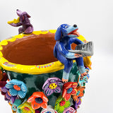 Cubremaceta de barro betus artesanal