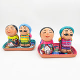 Salero y pimentero de cerámica