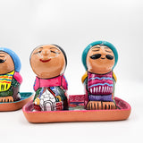 Salero y pimentero de cerámica