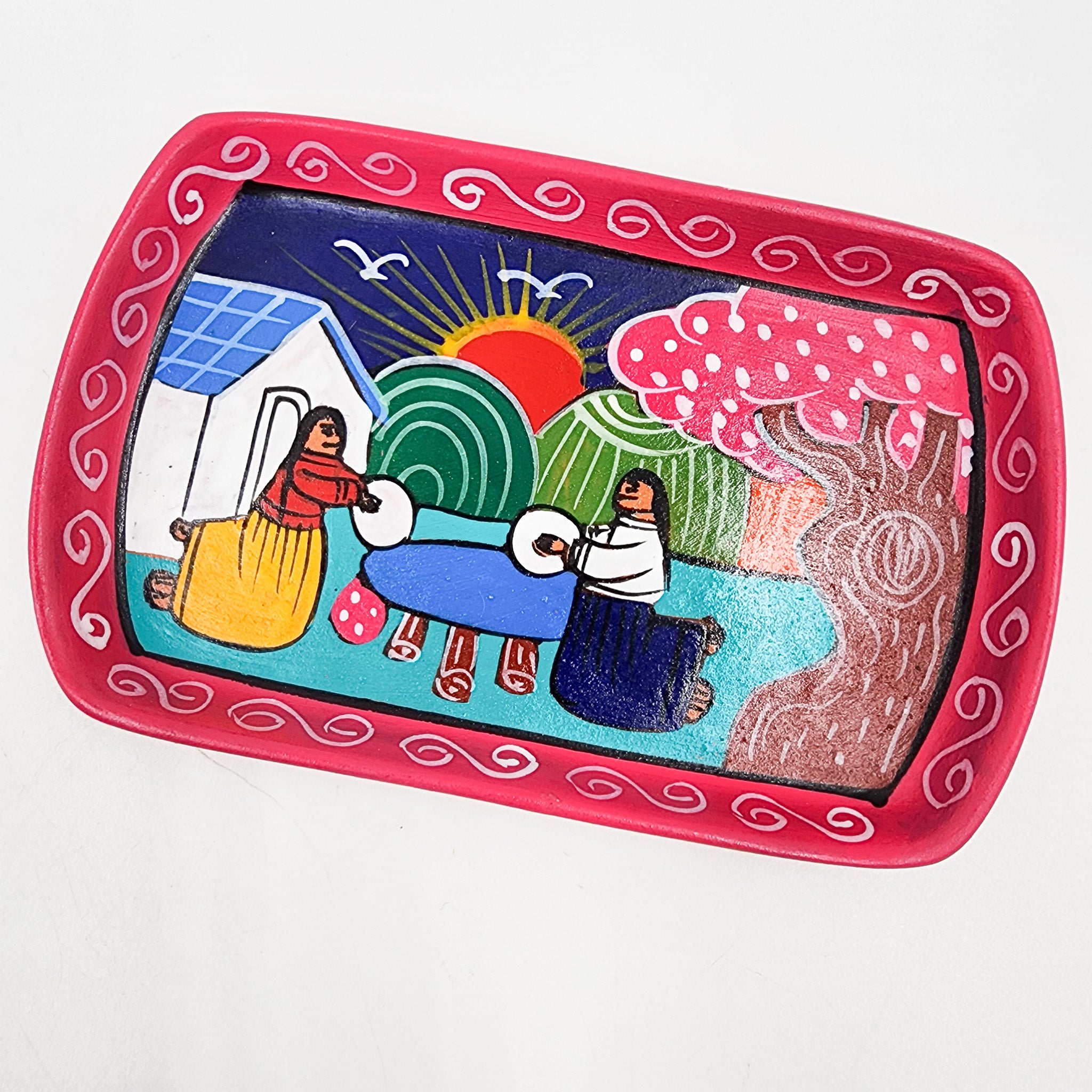 Salero y pimentero de cerámica