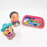 Salero y pimentero de cerámica