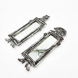 Espejos chicos Catrines de hojalata repujada