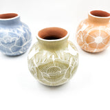 Florero chico de barro bruñido - Huancito