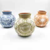 Florero chico de barro bruñido - Huancito