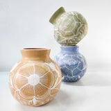 Florero chico de barro bruñido - Huancito