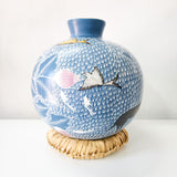 Large burnished clay vase