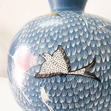 Large burnished clay vase