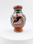 Florero mini de barro bruñido con fauna mexicana – Colección de José Trinidad Bernabé Jalisco (Copia)