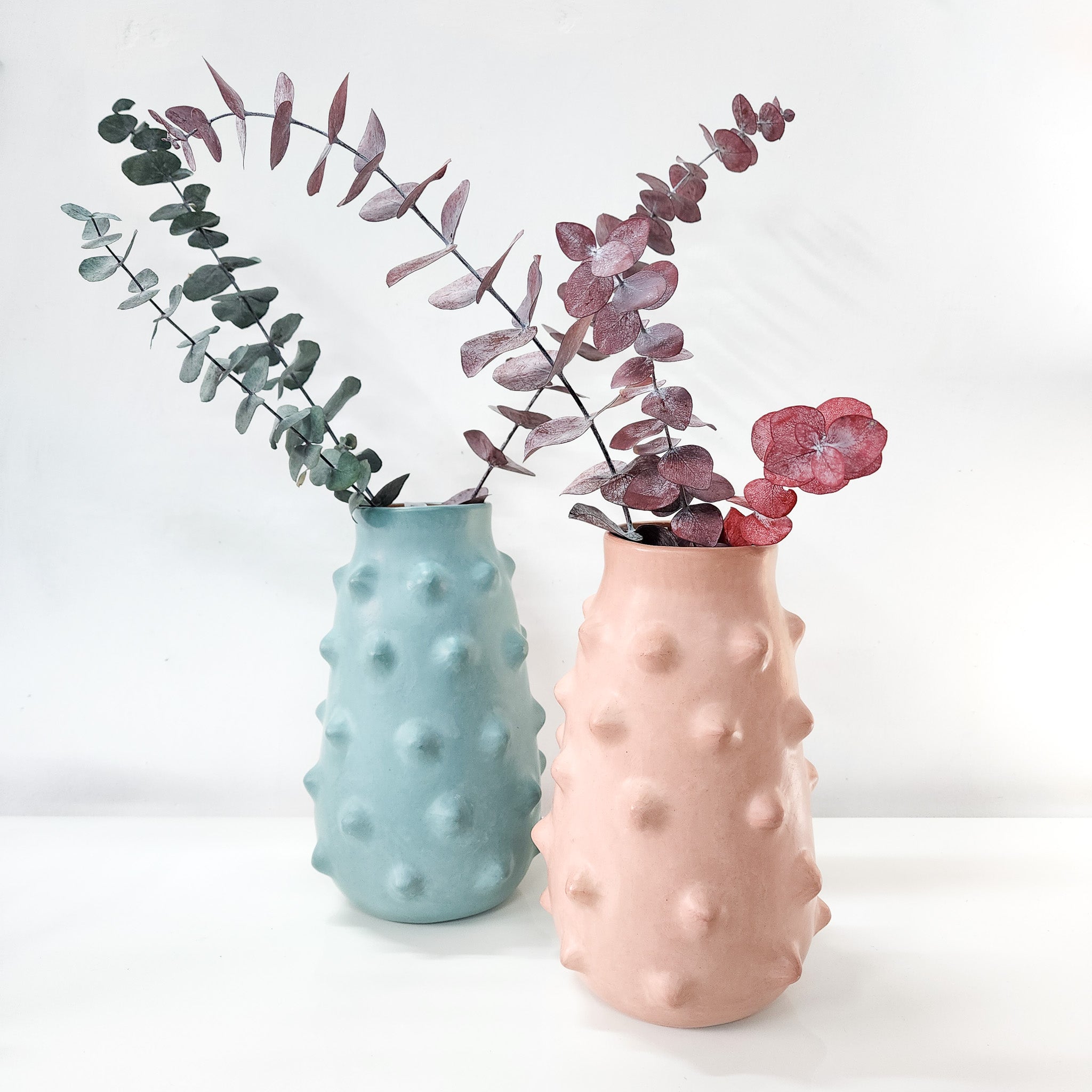 Florero de picos de barro bruñido Huancito