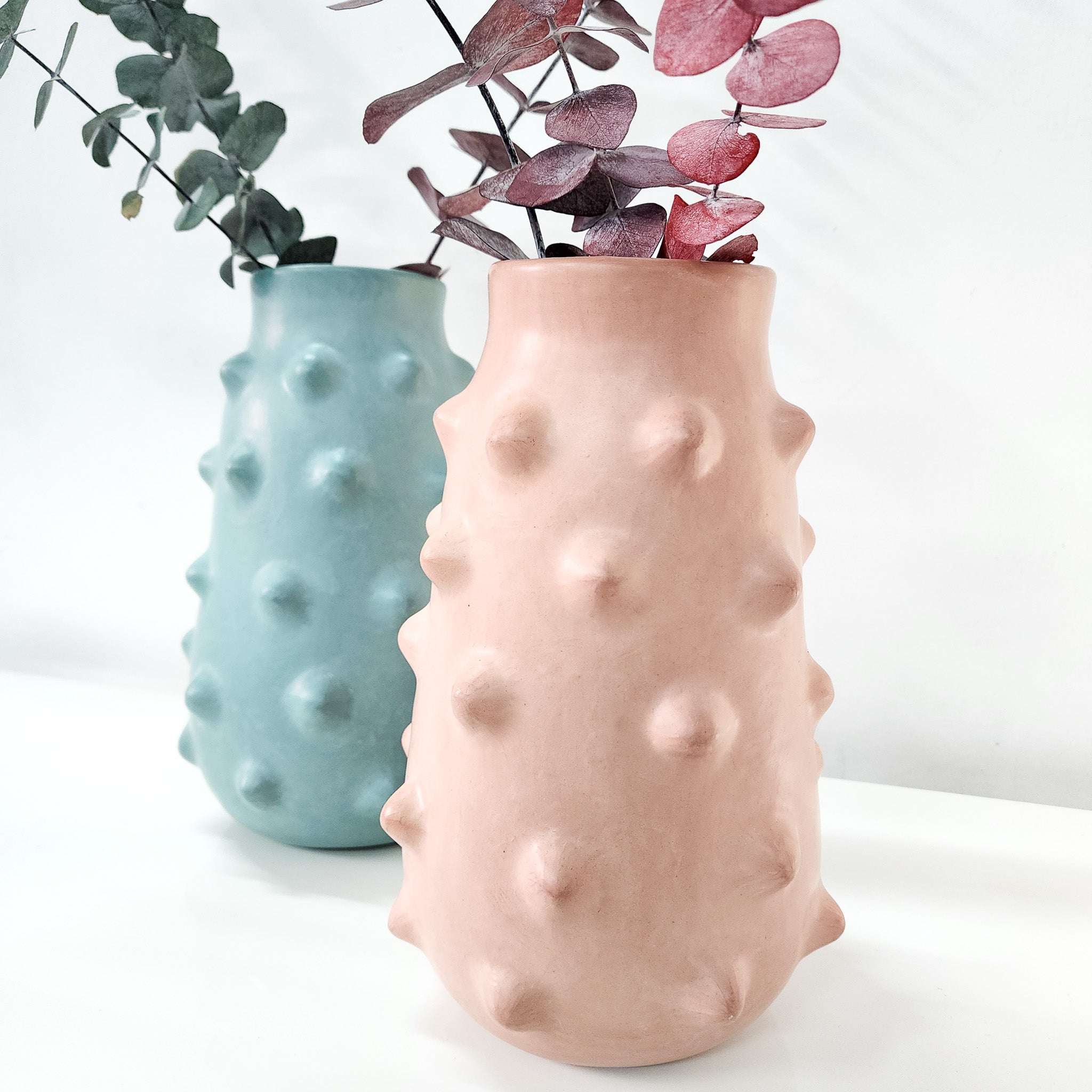 Florero de picos de barro bruñido Huancito