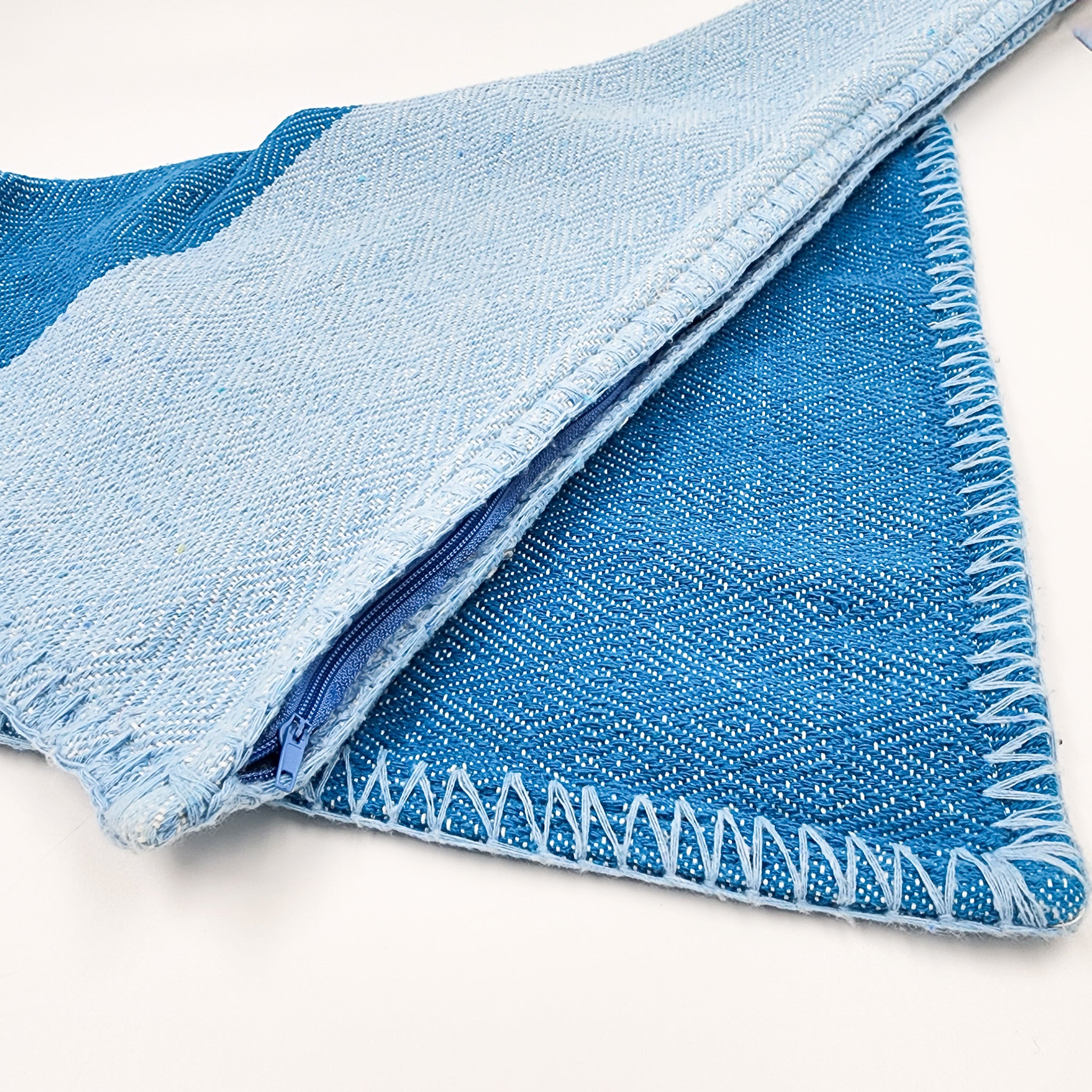 Funda de cojín de algodón - telar de pedal