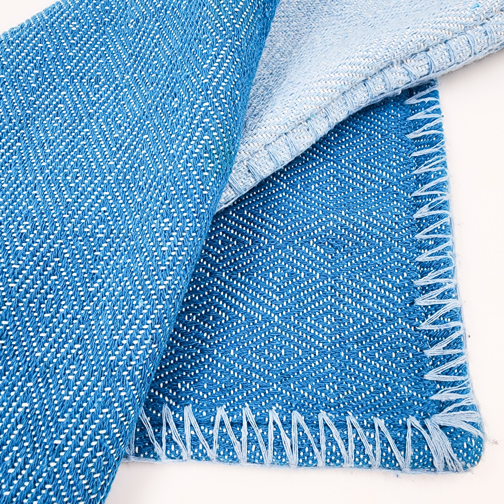 Funda de cojín de algodón - telar de pedal