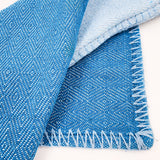 Funda de cojín de algodón - telar de pedal