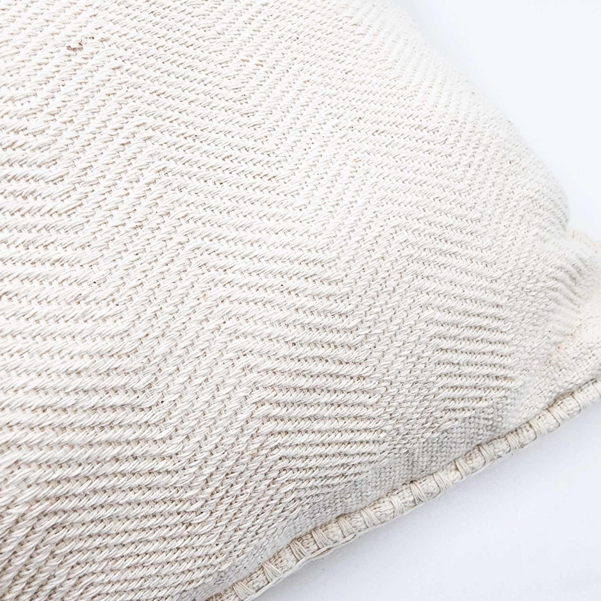 Funda de cojín de algodón - telar de pedal