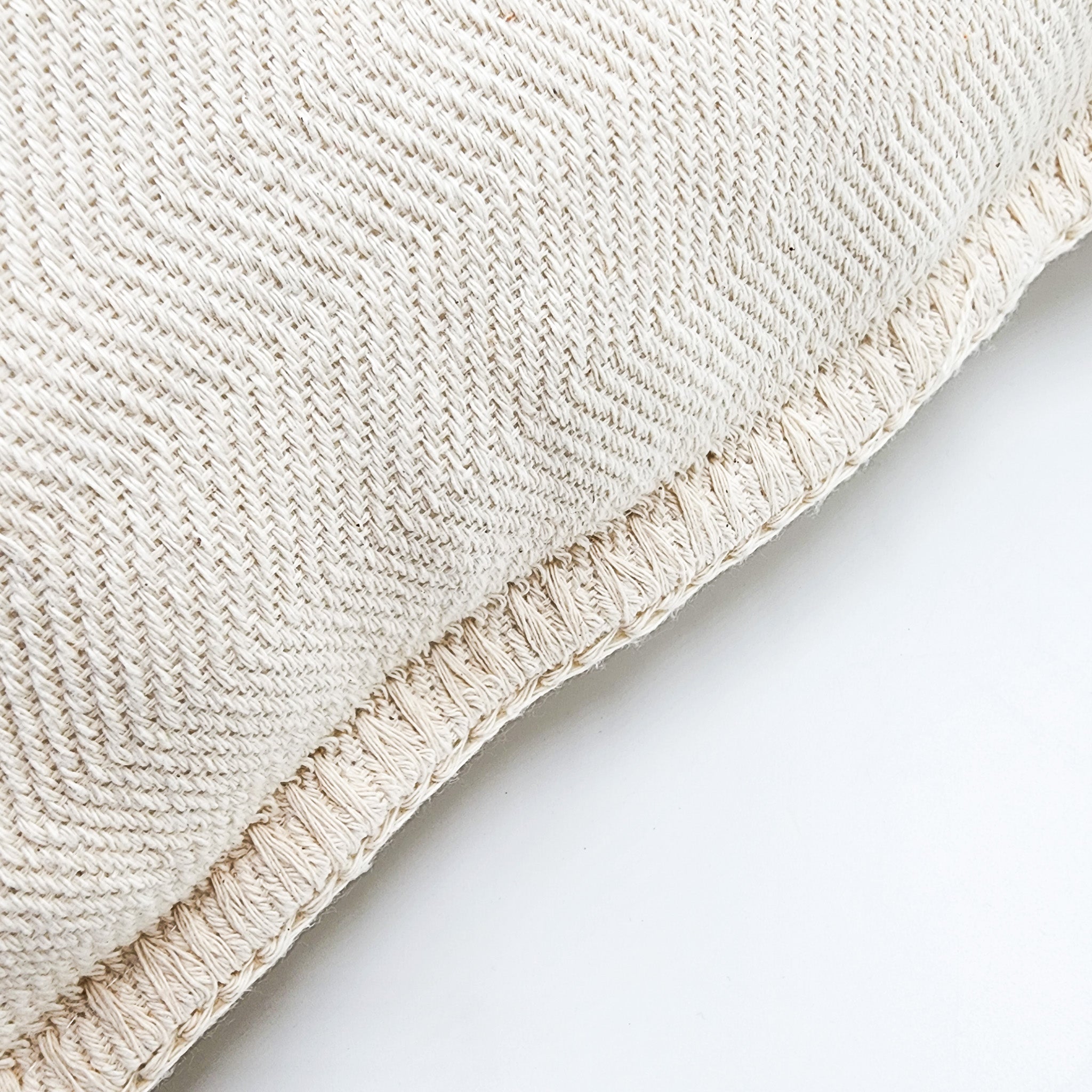 Funda de cojín de algodón - telar de pedal