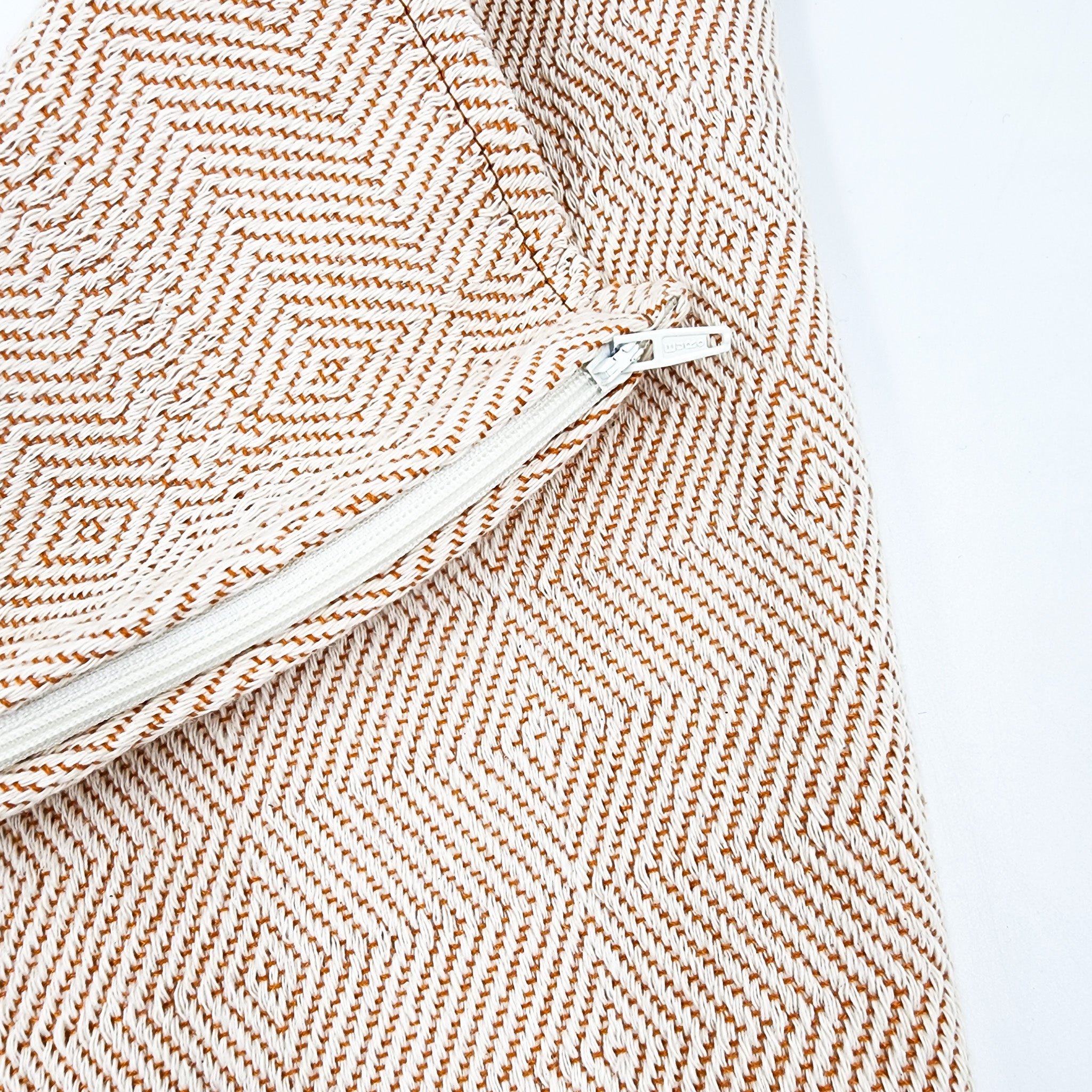 Funda de cojín de algodón - telar de pedal