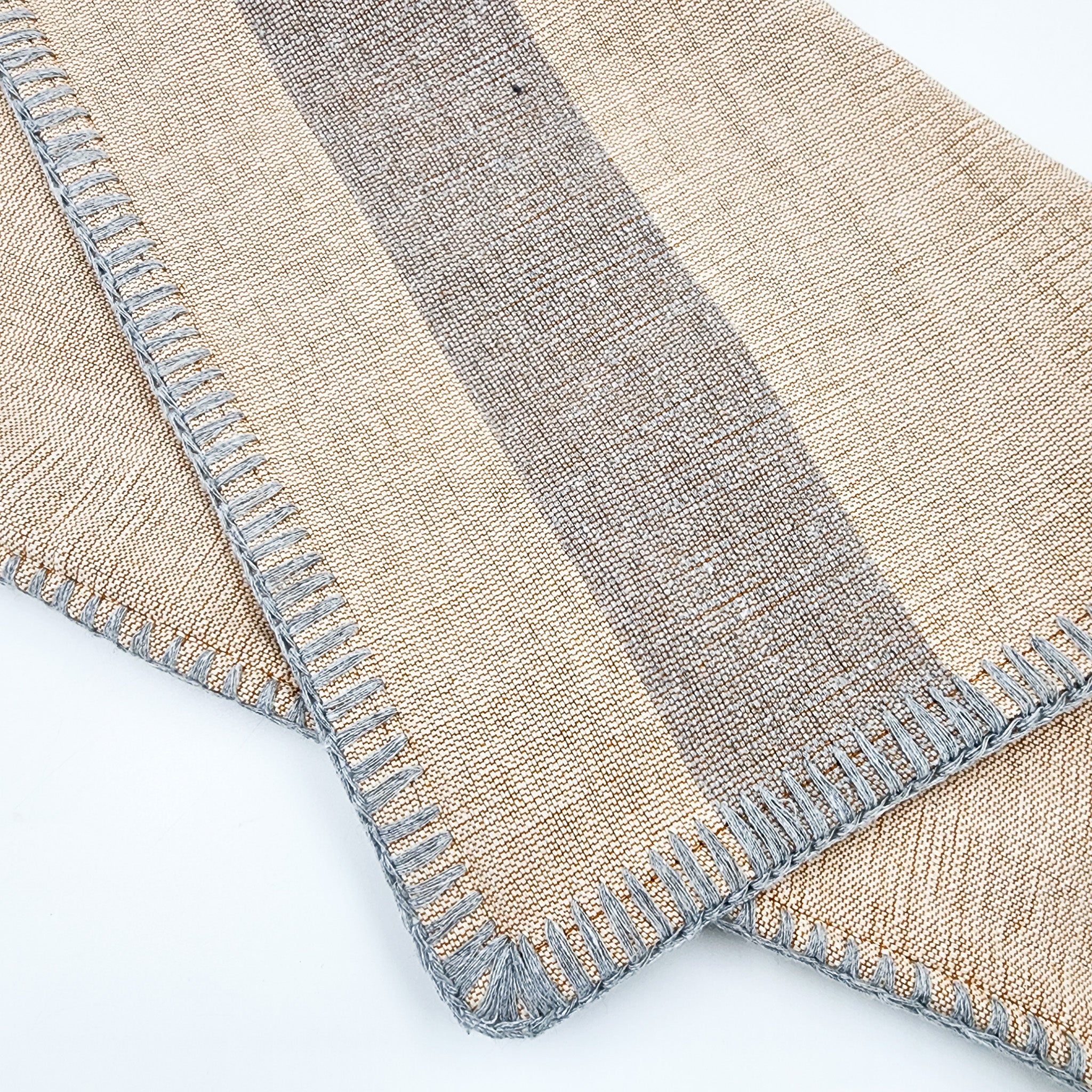 Funda de cojín de algodón - telar de pedal