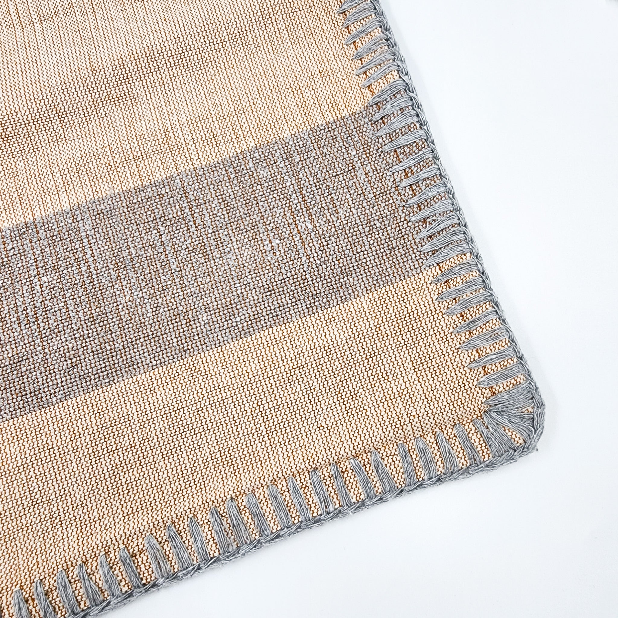 Funda de cojín de algodón - telar de pedal