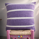 Funda de cojín de algodón - telar de pedal