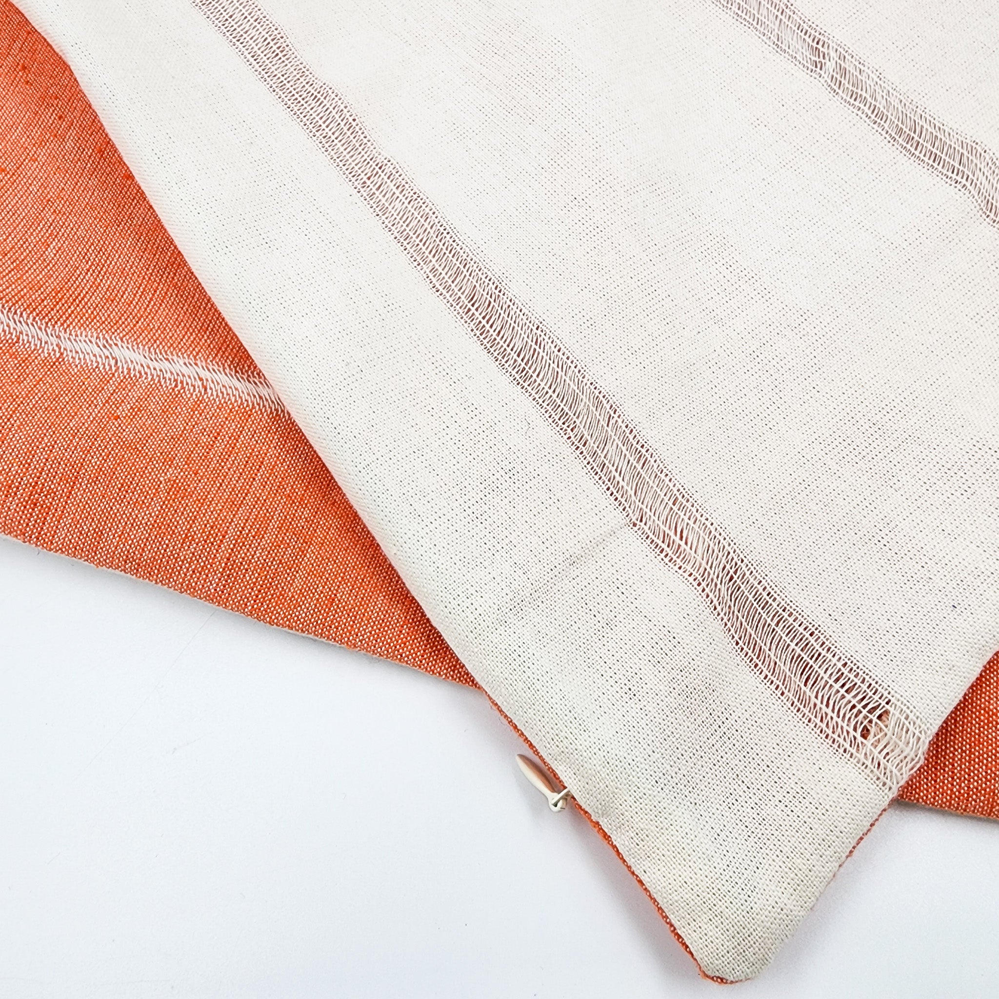 Funda de cojín de algodón - telar de pedal