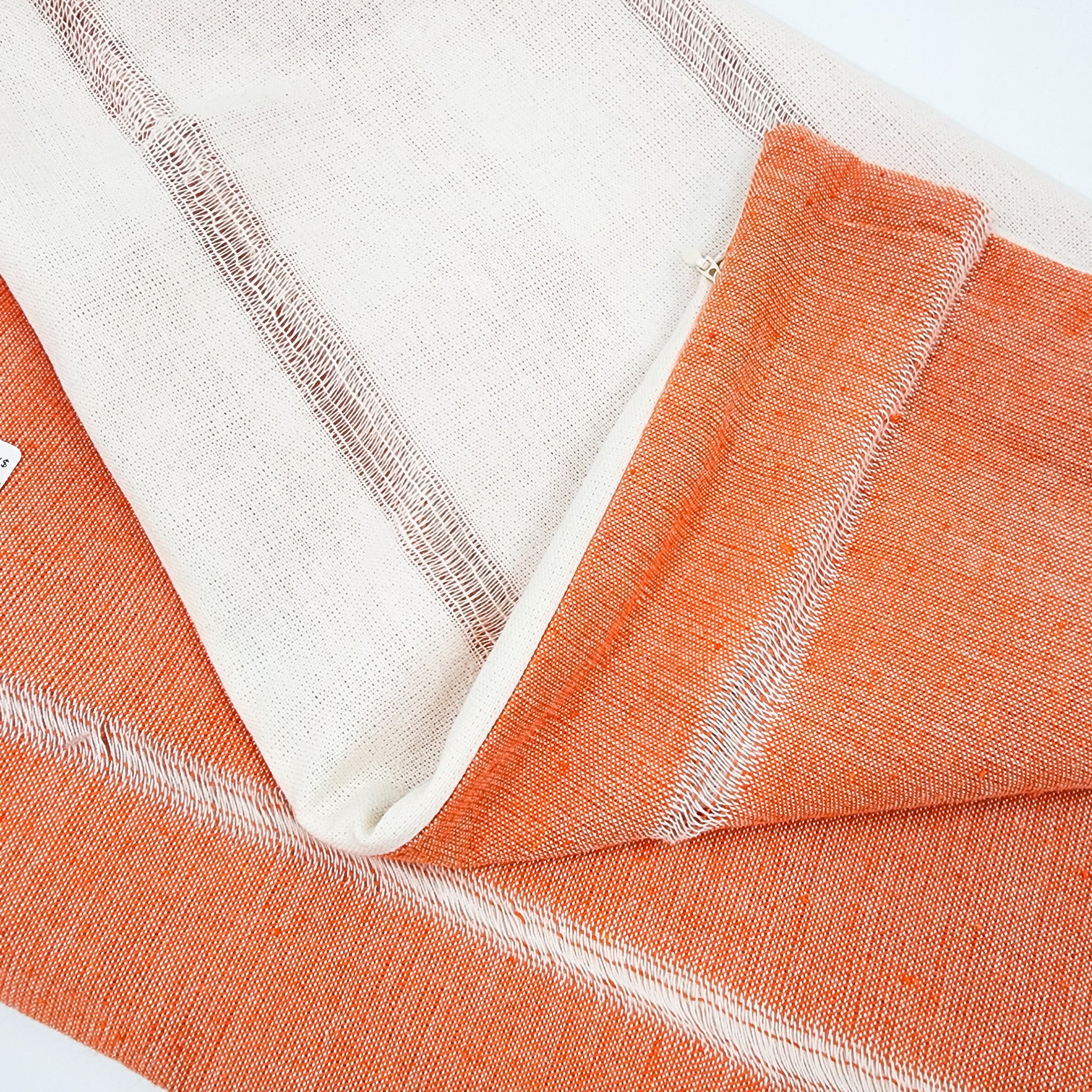 Funda de cojín de algodón - telar de pedal