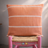 Funda de cojín de algodón - telar de pedal