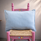 Funda de cojín de algodón - telar de pedal