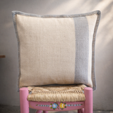 Funda de cojín de algodón - telar de pedal