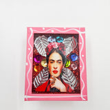 Imán nicho Virgen de Guadalupe y Frida Kahlo