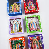 Imán nicho Virgen de Guadalupe y Frida Kahlo