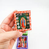 Imán nicho Virgen de Guadalupe y Frida Kahlo