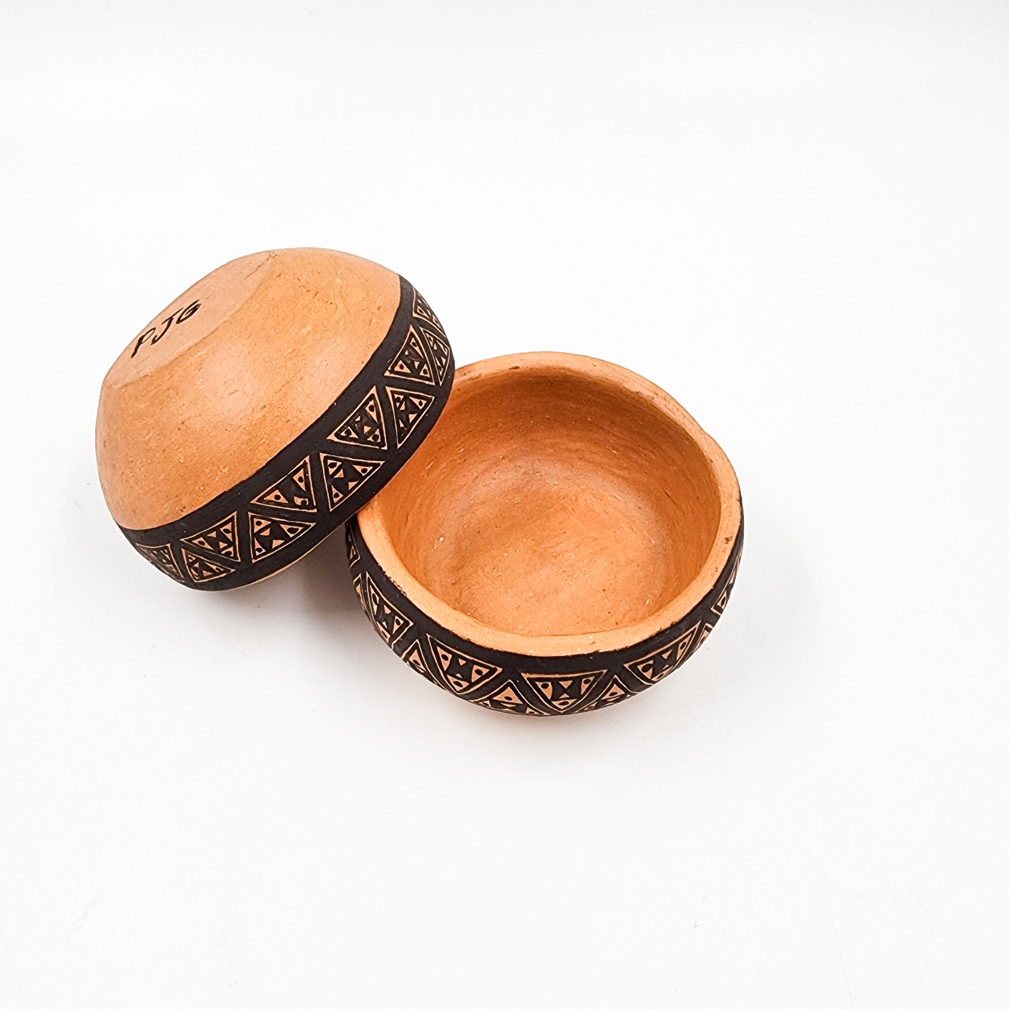 Jícaras de barro para mezcal o tequila (set de 2)