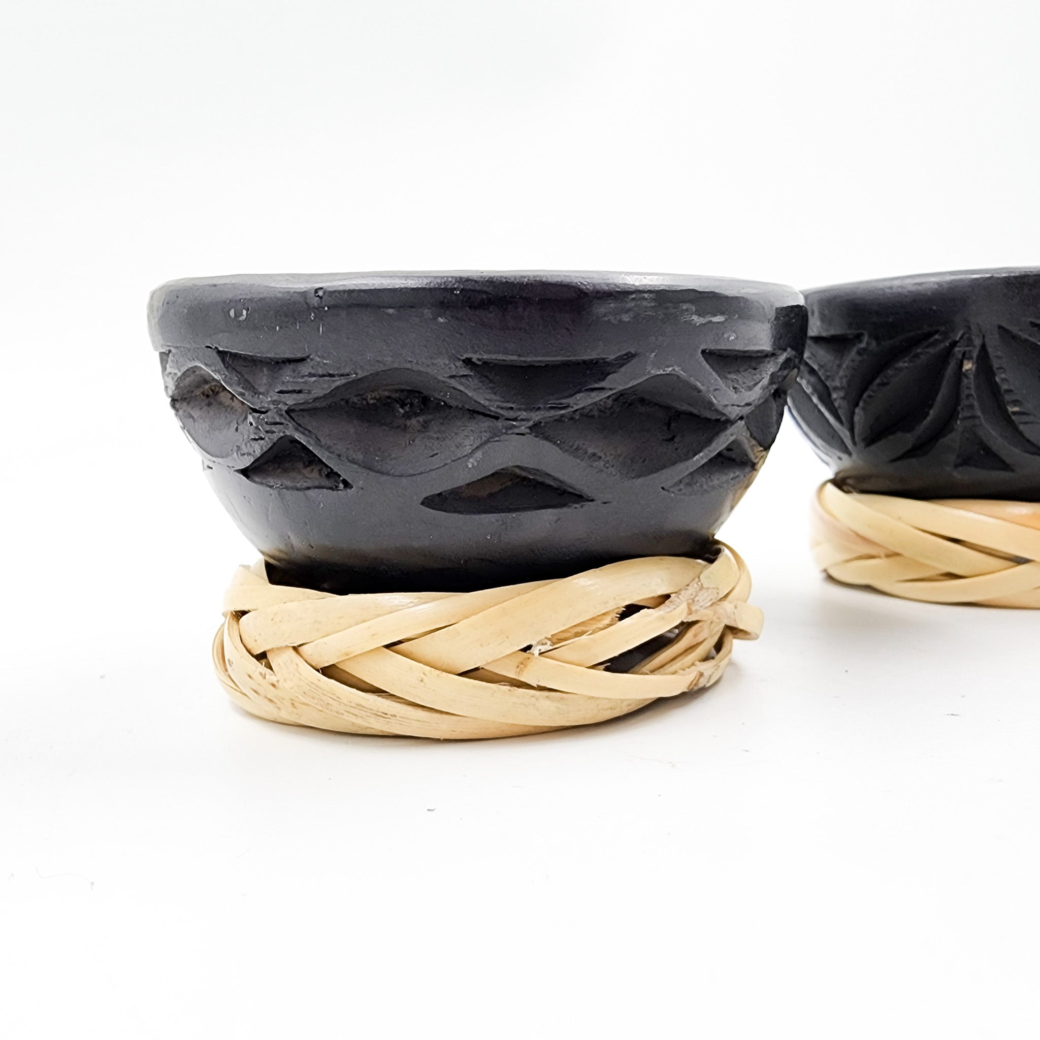 Jicaritas para mezcal o tequila de barro negro