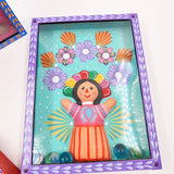 Juego de canicas Muñeca Lele – cartonería mexicana artesanal