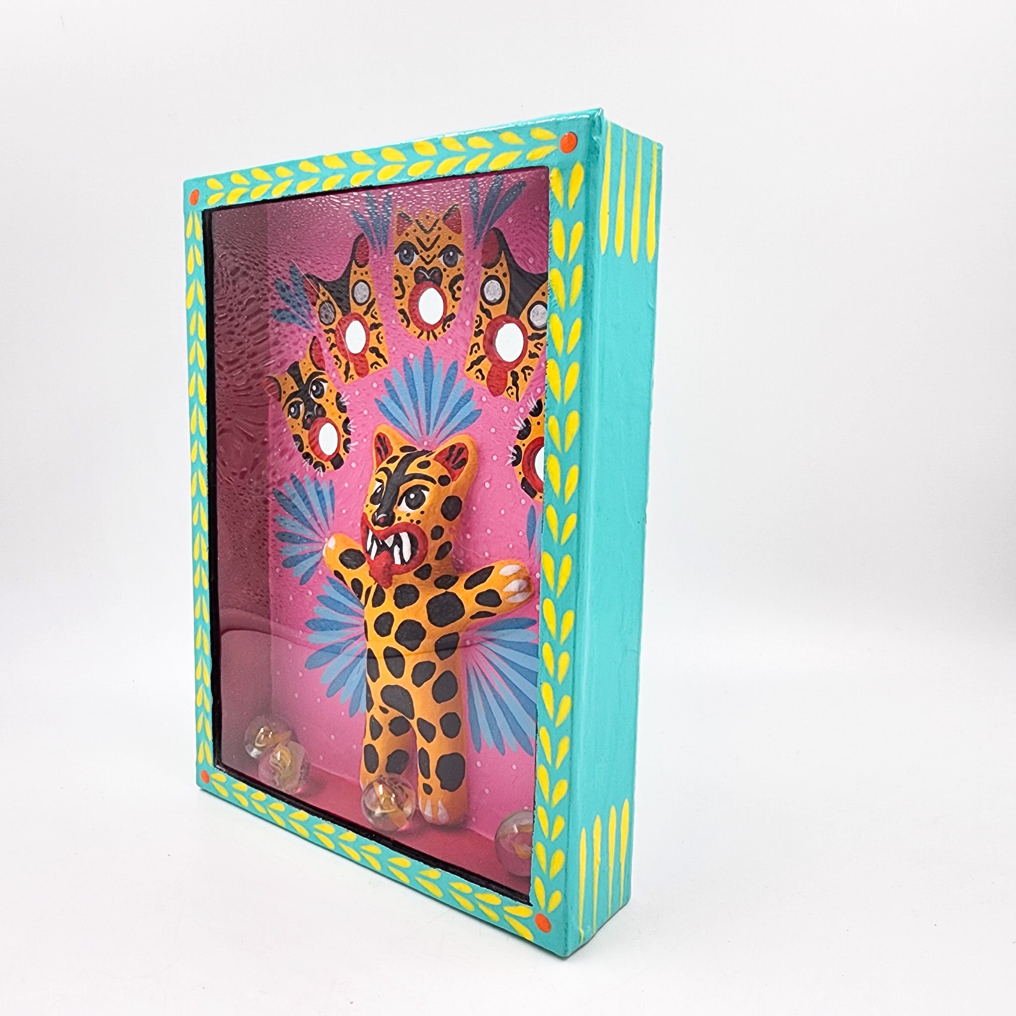 Juego de canicas Tecuán – cartonería mexicana artesanal