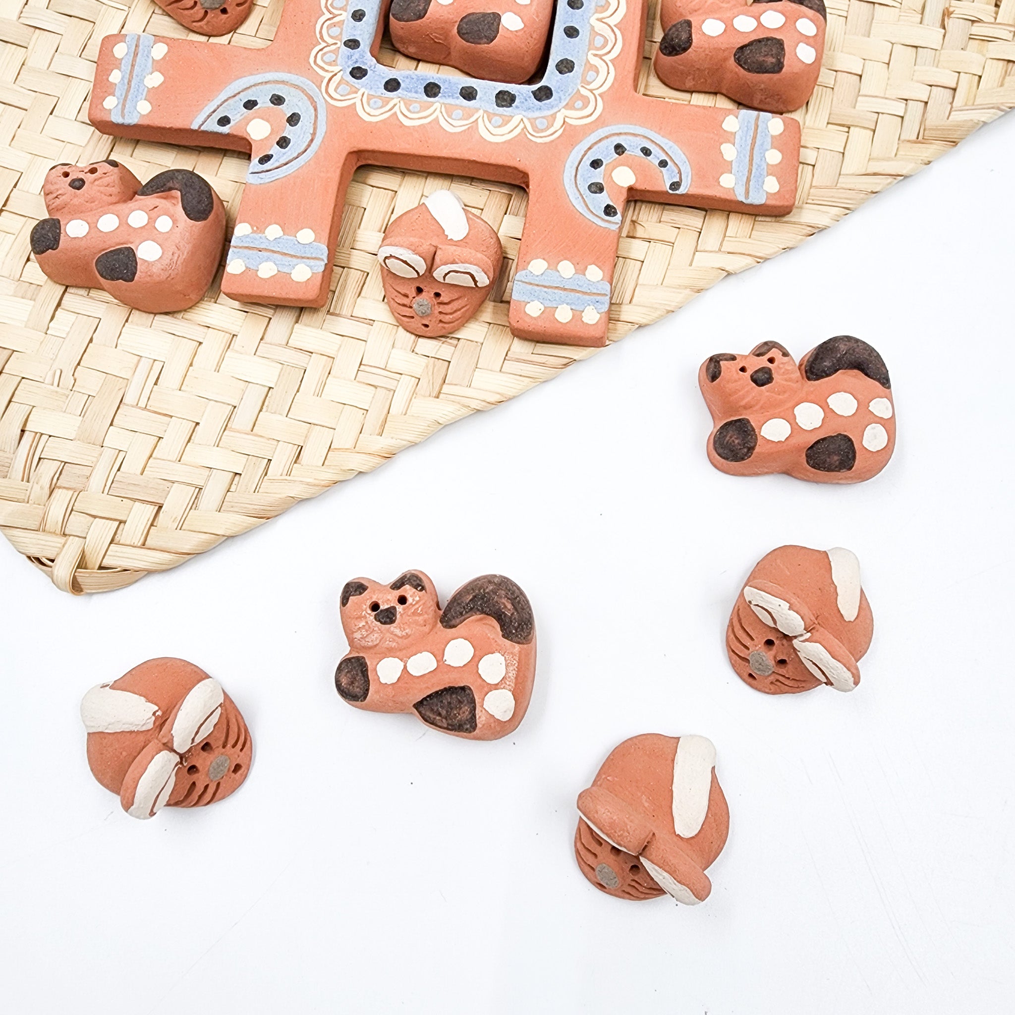 Juego de gato de barro