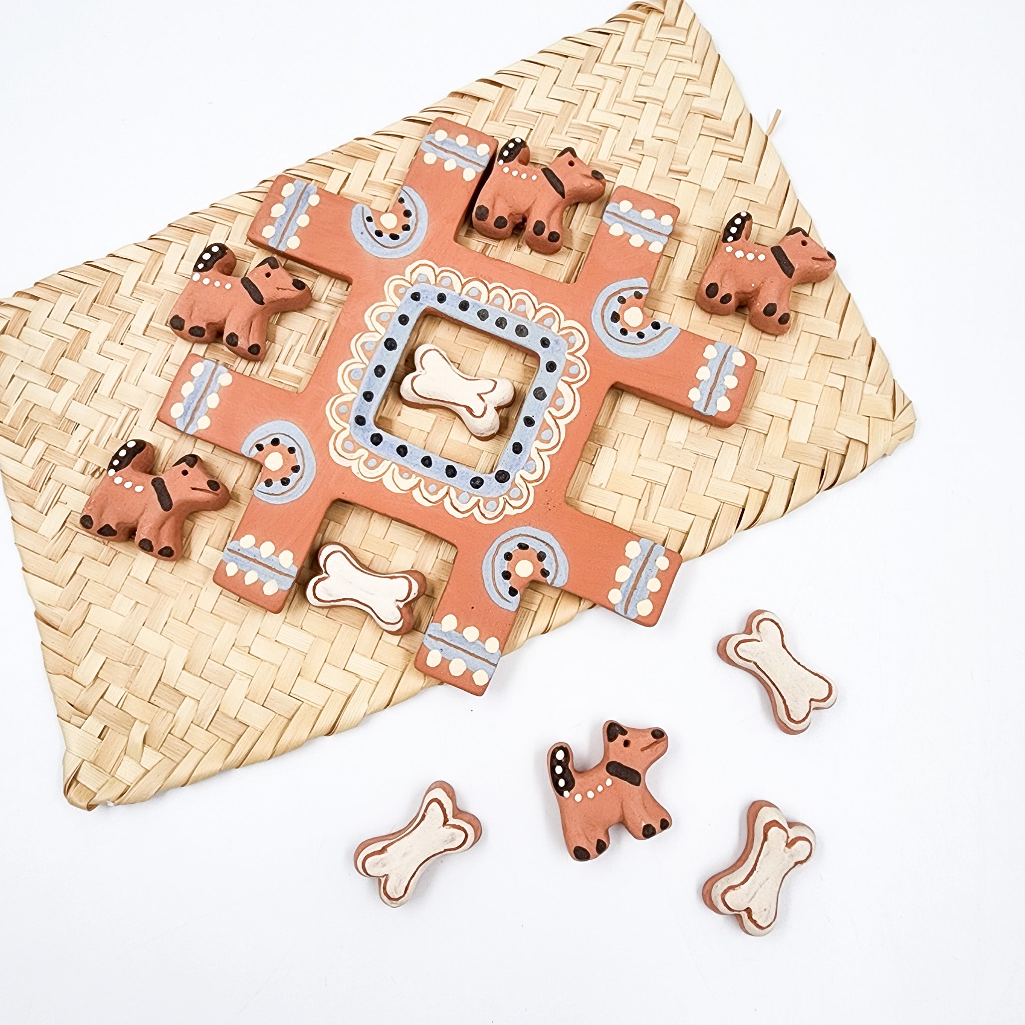 Juego de gato de barro