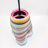 Colored lamps made of molded paper - Serpentina