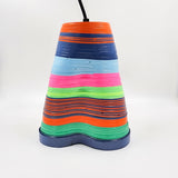 Colored lamps made of molded paper - Serpentina