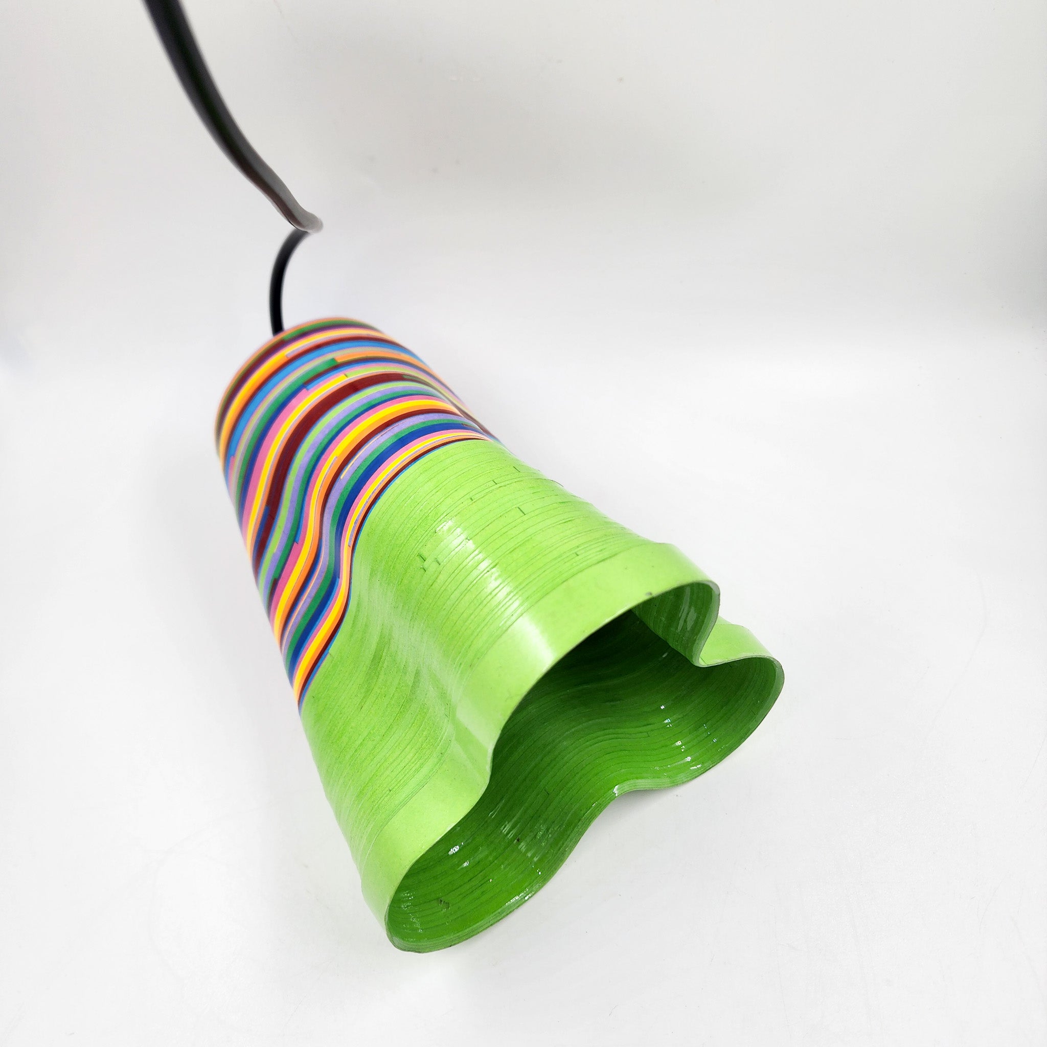 Colored lamps made of molded paper - Serpentina
