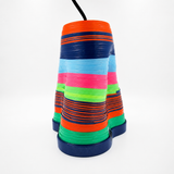 Colored lamps made of molded paper - Serpentina