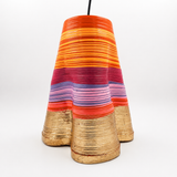 Colored lamps made of molded paper - Serpentina