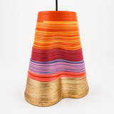 Colored lamps made of molded paper - Serpentina