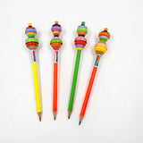 Lápices con serpentinas - Colección Artesanal de Papel Reciclado