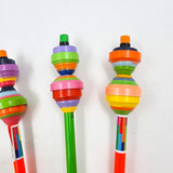 Lápices con serpentinas - Colección Artesanal de Papel Reciclado