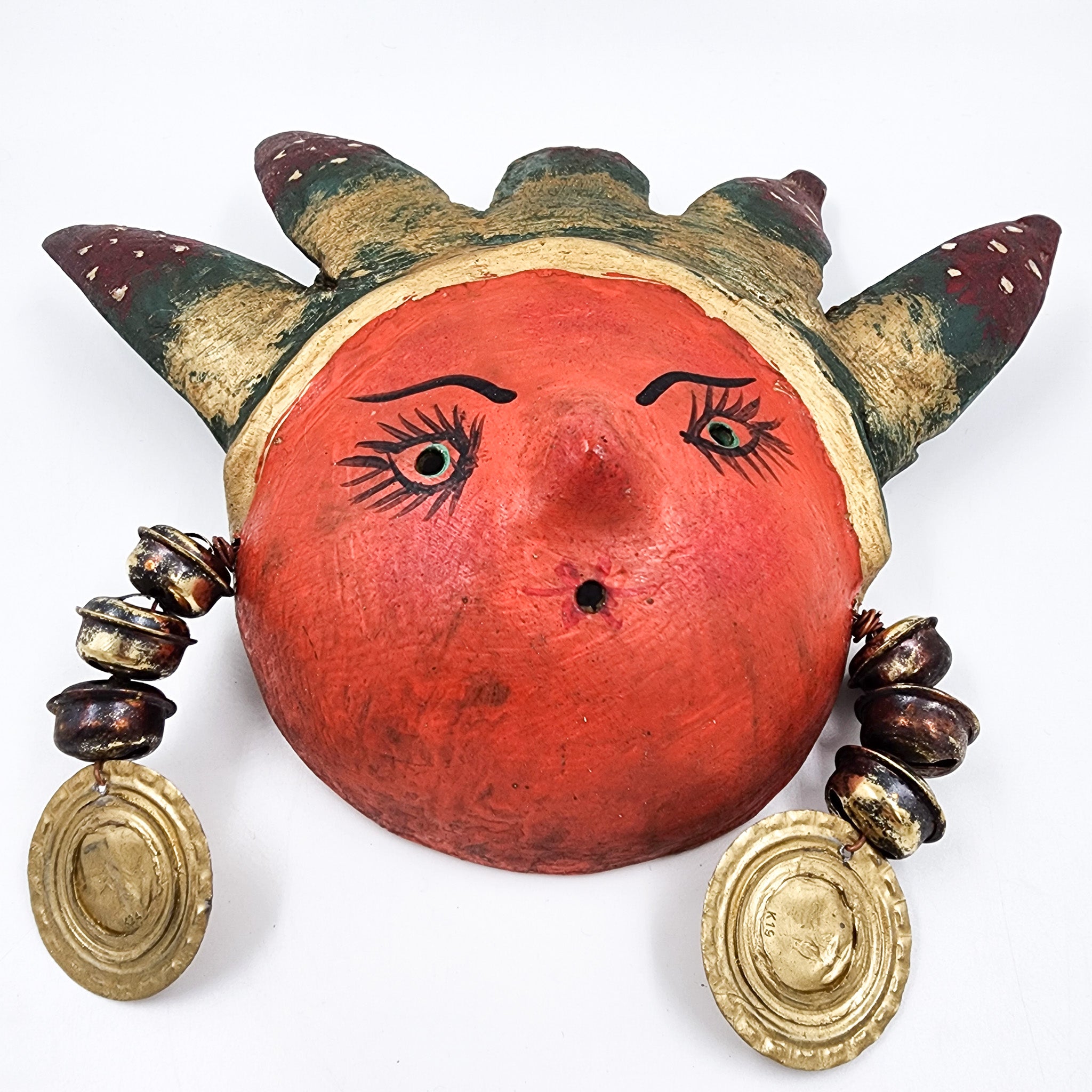 Máscara muñeca con rayitos de coco