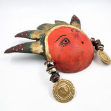 Máscara muñeca con rayitos de coco