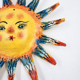 Máscara Sol hecha de coco